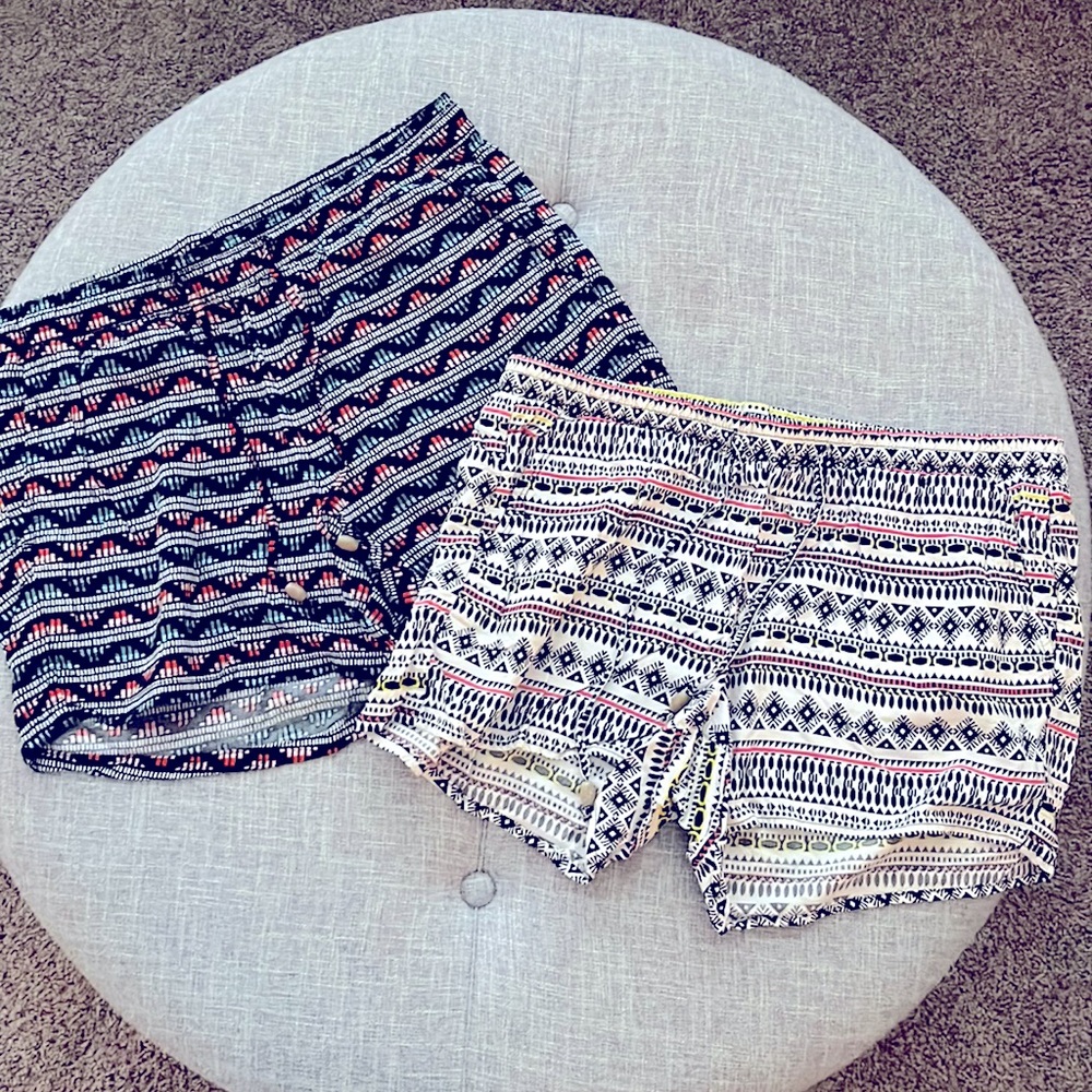soft shorts, 2 pairs